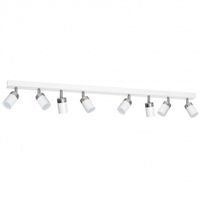 Strahler 8-flammig Spots Balken Deckenlampe 110cm Schiene weiß Sachsen - Chemnitz Vorschau