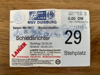 Alte Eintrittskarte - MSV Duisburg - 1.FC Köln - 1996/97 Nordrhein-Westfalen - Burscheid Vorschau