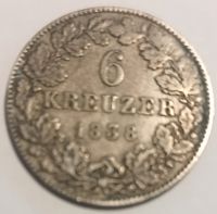 6 Kreuzer  Münze 1838  Grosherzogthum Hessen Baden-Württemberg - Walldorf Vorschau