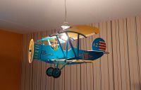 Vintage Doppeldecker Flugzeuglampe für Kinder Nordrhein-Westfalen - Gronau (Westfalen) Vorschau
