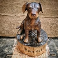 Hundeportrait/ Hundeskulptur/ Kettensägenkunst/ Skulpturen Leipzig - Großzschocher Vorschau