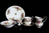 ROYAL ALBERT Bone China England "MOSS ROSE"  Serviceteile Hessen - Kassel Vorschau