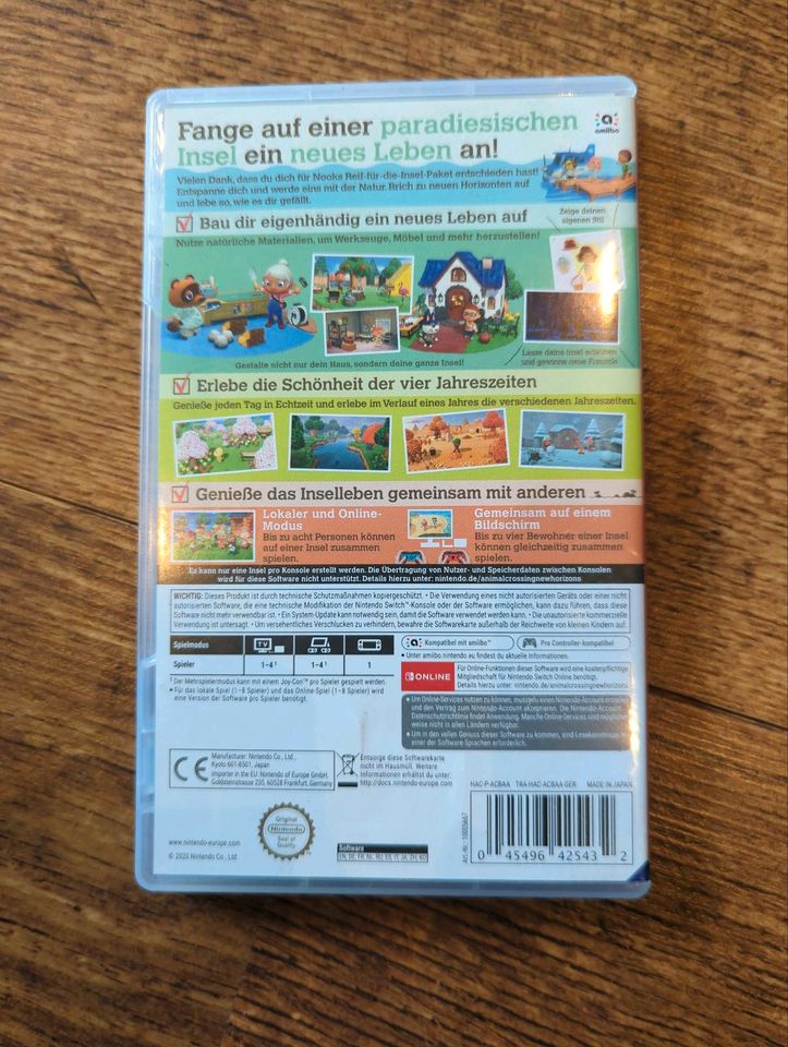 Nintendo Switch Spiel Animal Crossing in Borken