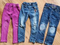 Mädchen Hosen 110 Jeans Cord blau pink Kreis Pinneberg - Wedel Vorschau