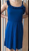 Sommerkleid Kleid dunkelblau marineblau Rüschen one shoulder S Hannover - Vahrenwald-List Vorschau