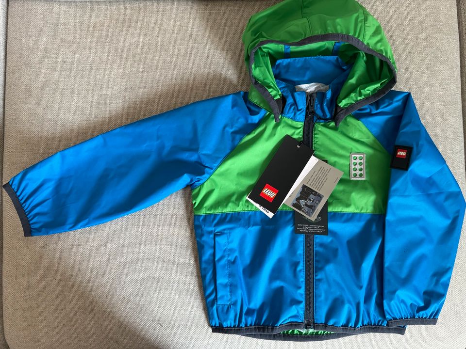 Lego Unisex Regen Jacke blau grün, Größe 80 in Rotenburg (Wümme)