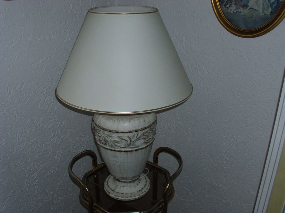 Lampe groß, braun/beige 80cm/55cm in Wuppertal