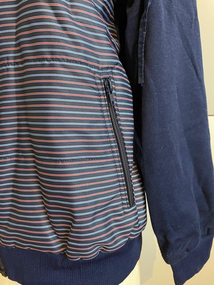 elho Jacke Retro, Freizeit- Sport, Gr.40, Blau getreift,Kapuze in Hanau