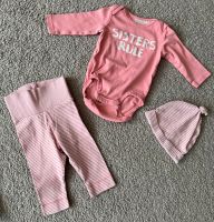 Geschwister Body H&M Baby Sister/Schwester 62 rosa Frankfurt am Main - Harheim Vorschau