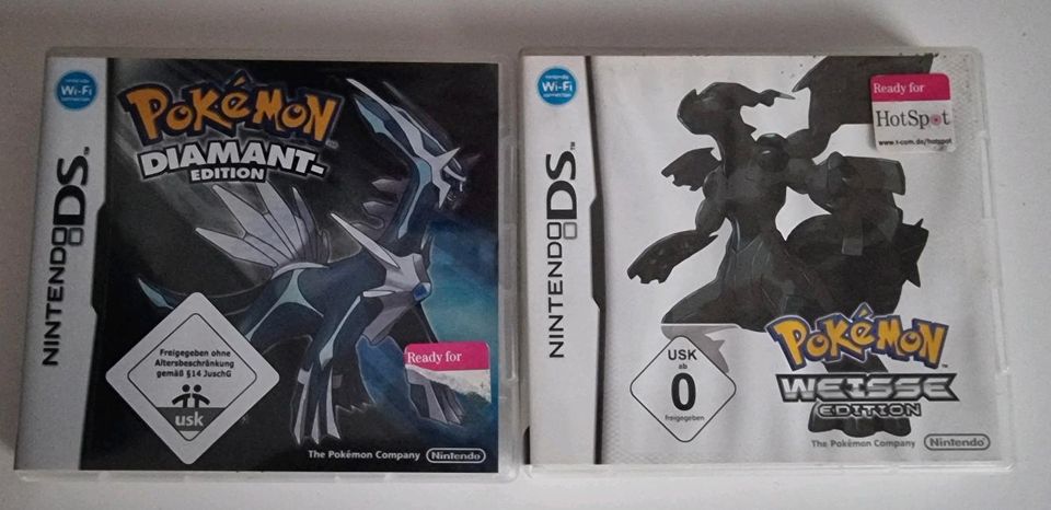 Pokemon Diamant Edition und Pokémon Weiße Edition für Nintendo DS in Bremen