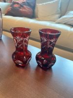 WMF Kristallglas Vase rot Baden-Württemberg - Kuchen Vorschau