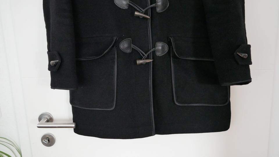 Original Burberry Brit Dufflecoat schwarz Gr.40 L Mantel Jacke in Hannover