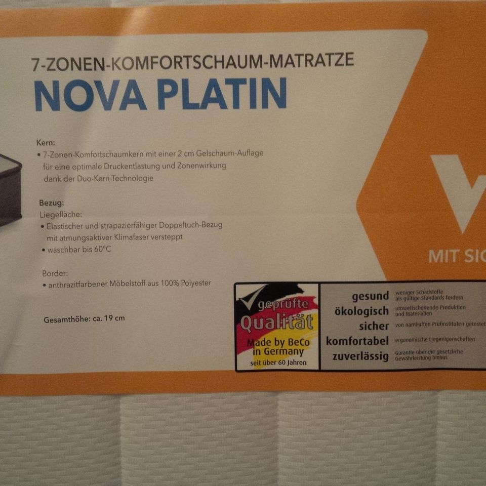 " ViTALIS " Matratze + Molton 140x200 in Kempen