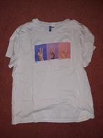 Weißes T-Shirt Peace Gr xl, divide h&m Hessen - Heuchelheim Vorschau