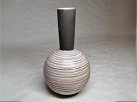 Vintage Mid Century Wächtersbach Keramik Vase 0173 schwarz rosa Bayern - Traitsching Vorschau