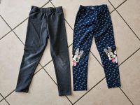 Mädchen Leggings grau & dunkelblau Minnie Mouse Gr. 116 Hessen - Weilmünster Vorschau