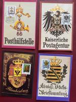 4 Ganzsachen DDR - Historische Postschilder 1990 Hessen - Bensheim Vorschau