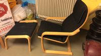 IKEA Poäng Schwingsessel Hocker Set Buche Schwarz Altona - Hamburg Lurup Vorschau