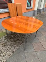 ✓ SALE ✓ Esstisch Tisch wie Fritz Hansen Holztisch mid Century 60er 70er Retro danish Design metallbeine Mitte - Tiergarten Vorschau