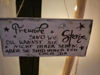 Holzschild Schild Freunde Altholz Handmade Deko by Tante Deko Nordrhein-Westfalen - Lemgo Vorschau