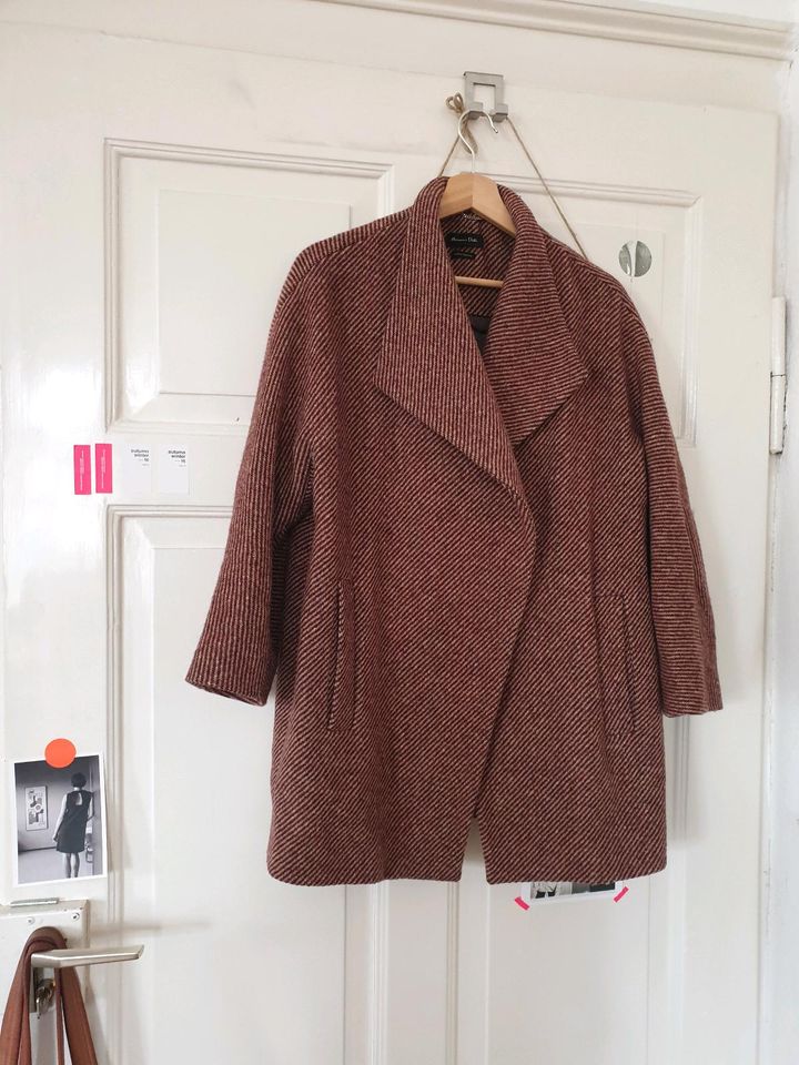 massimo dutti OverSize-Mantel mit Fischgrätenmuster in Tübingen