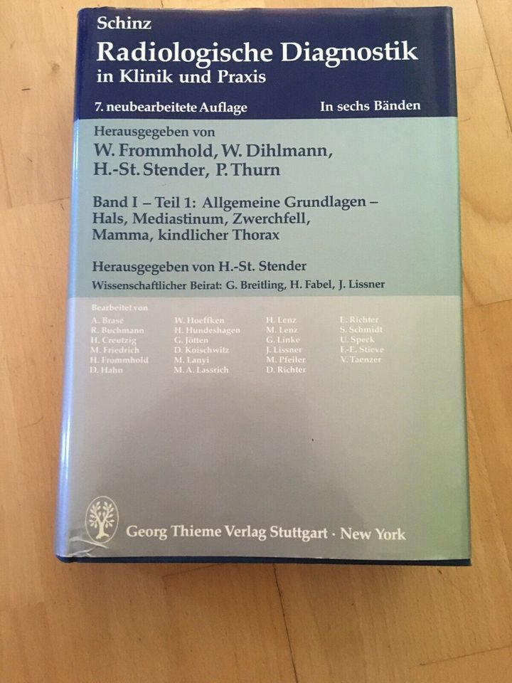 Radiologische Diagnostik in Klinik und Praxis Bd. 1, 7. Auflage in Hannover