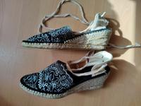 Sandalen / Espadrilles mit Keilabsatz Bayern - Memmelsdorf Vorschau