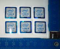 INTEL CORE i9 9th AUFKLEBER ¦ STICKER Bayern - Regen Vorschau