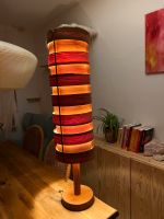 Vintage Designerlampe 70er Jahre Holz\Korb Boho Hippie Stehlampe Nordrhein-Westfalen - Lengerich Vorschau