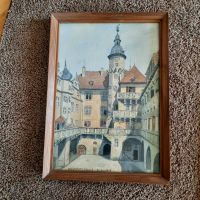 Aquarell Schloss Langenburg Baden-Württemberg - Langenburg Vorschau