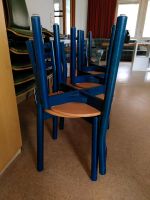 Stühle blau Holz Bayern - Schwebheim Vorschau