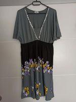 Kleid, Grau, Blumen, bonbrix, Größe 40 Niedersachsen - Salzgitter Vorschau