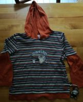 sigikid Kapuzenbluse Hoodie Gr.128 gestreift orange Berlin - Schöneberg Vorschau