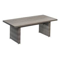 Neu Gartentisch "Delia" Rattan 210 x 94 x 74 cm Wuppertal - Barmen Vorschau