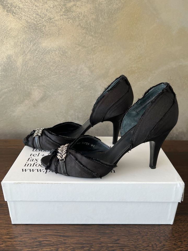 Pedro Garcia Peep Toe Pump mit Kristallschnalle Gr.41 in Stuttgart