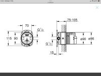 Grohe Rainshower - Einbaukörper für Unterputzmontage DN 15 Schleswig-Holstein - Rethwisch (Stormarn) Vorschau