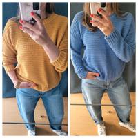 blauer und gelber Pulli Bayern - Kaufering Vorschau