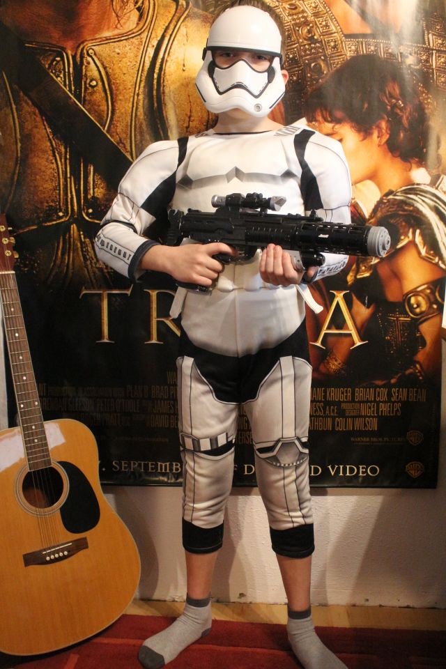 Stormtrooper Anzug Overall Maske Karneval Theater Star Wars in Pfronten