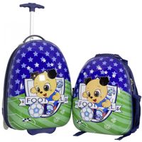 Kinder Kofferset Fußball Trolley Rucksack blau Reisen NEU Niedersachsen - Braunschweig Vorschau