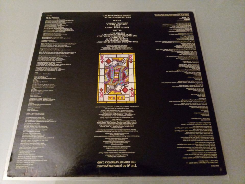 The Alan Parsons Project Vinyl LP – The Turn Of A Friendly Card in Köln