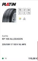 Sommer reifen+ Allwetter 235/55R 17 103V RP-100 Allseason Baden-Württemberg - Pfahlhof Vorschau