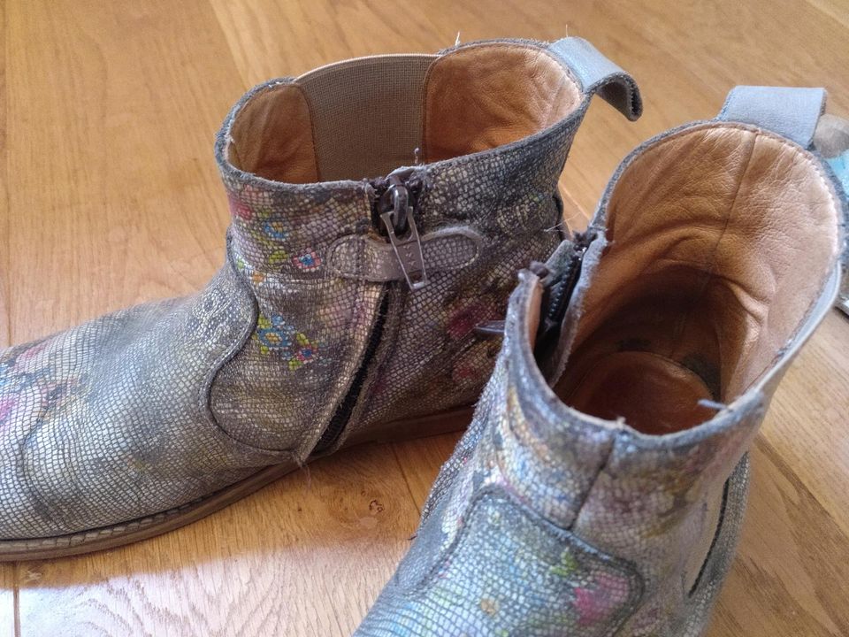 Froddo 37 Chelsea Boots Blumen Stiefel Schuhe in Würselen