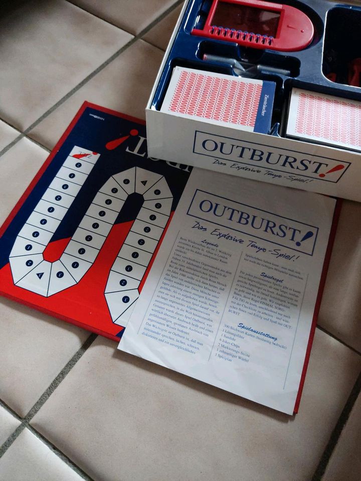 Outburst Brettspiel Gesellschaftsspiel 1993 Vintage in Pattensen