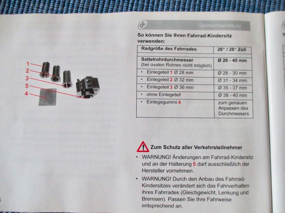 Kinderfahrradsitz Britax Römer - Jockey Comfort in Spelle