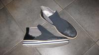 Stiefeletten_Stiefel_blau_weiß_maritim_Gummizug * Rieker * 40 Niedersachsen - Gifhorn Vorschau