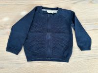 Jungen-Strickjacke mit Reißverschluss- Gr. 74/80 Bayern - Augsburg Vorschau