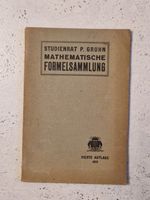 Mathematische Formelsammlung 1922 Nürnberg (Mittelfr) - Südstadt Vorschau