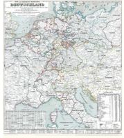 Post- und Eisenbahn-Reisekarte DEUTSCHLAND, Neudruck von 1851 Schleswig-Holstein - Flensburg Vorschau