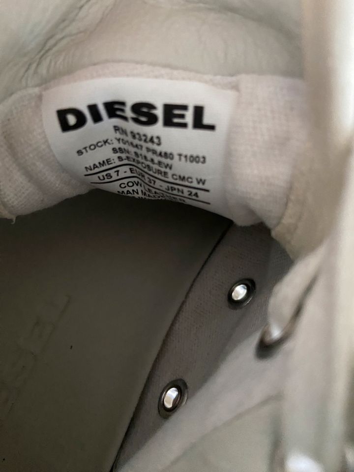 Diesel sneaker Blogger white Turnschuhe Schuhe Polo Sport Trend in Altenbeken