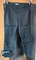 Blaue Stretchhose Gr.36 mit kleinen Muster von H&M Leipzig - Möckern Vorschau